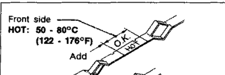 Outline drawing of the automatic transmission with three upward arrows pointing to fluid leakage check points along the bottom.