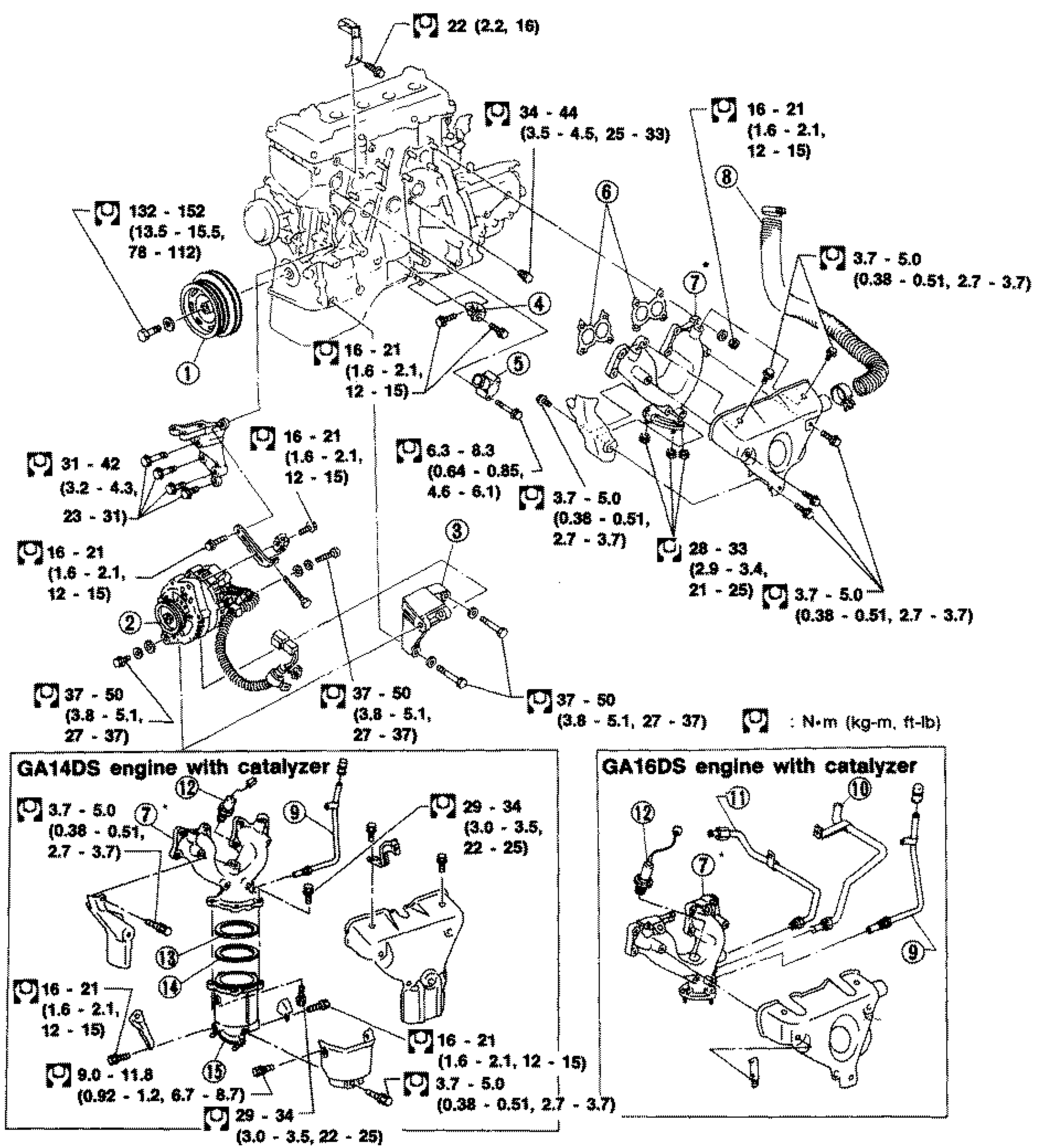 Outer Component Parts (GA) (Cont'd)