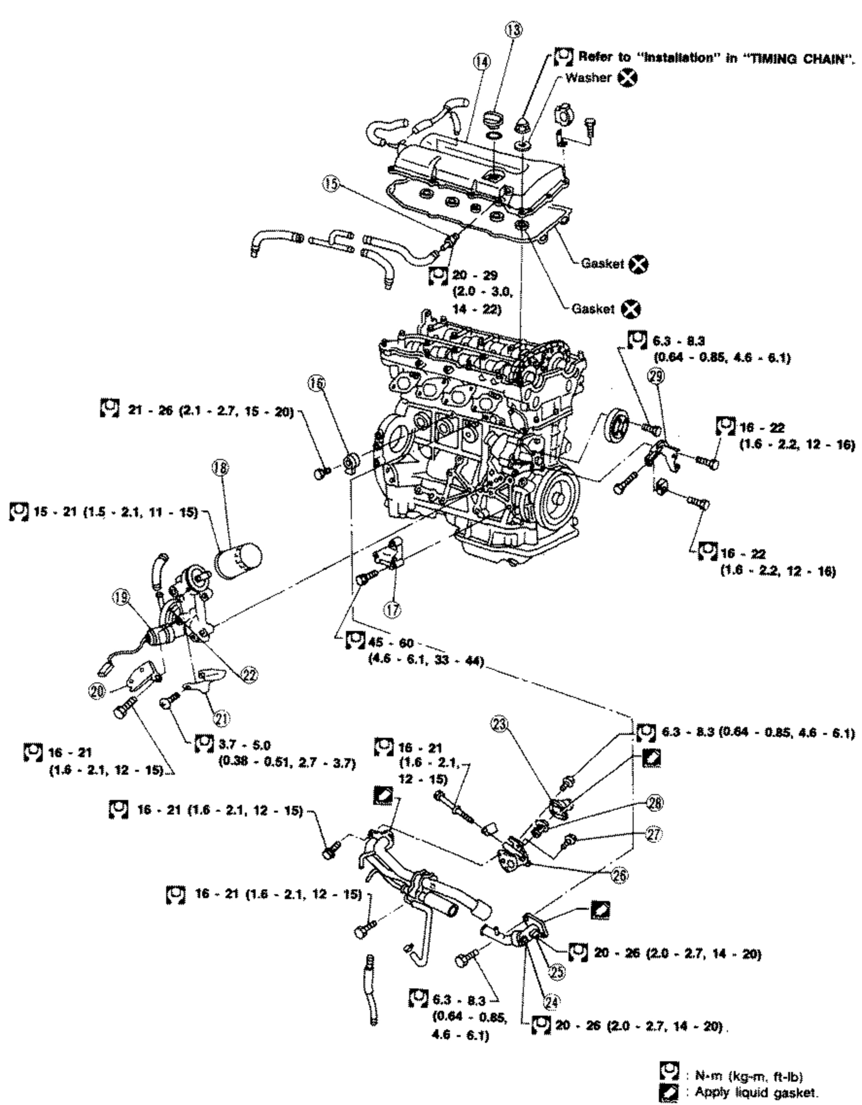 OUTER COMPONENT PARTS (Cont'd)